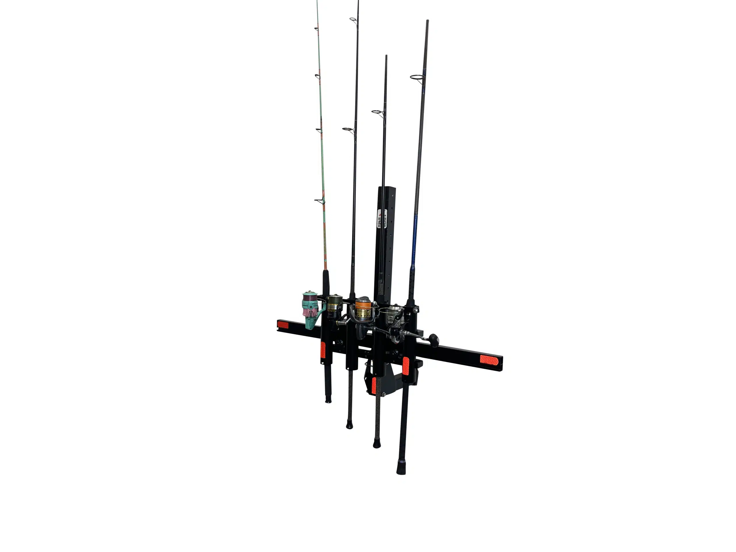 Hitorhike Fishing Rod Holder Universal Fit Kit with Mount Allows for  360-degree Adjustment Kayak Fishing Boat Rod Holder (Fishing Rold Holder  x2+Rail Mount x2) 