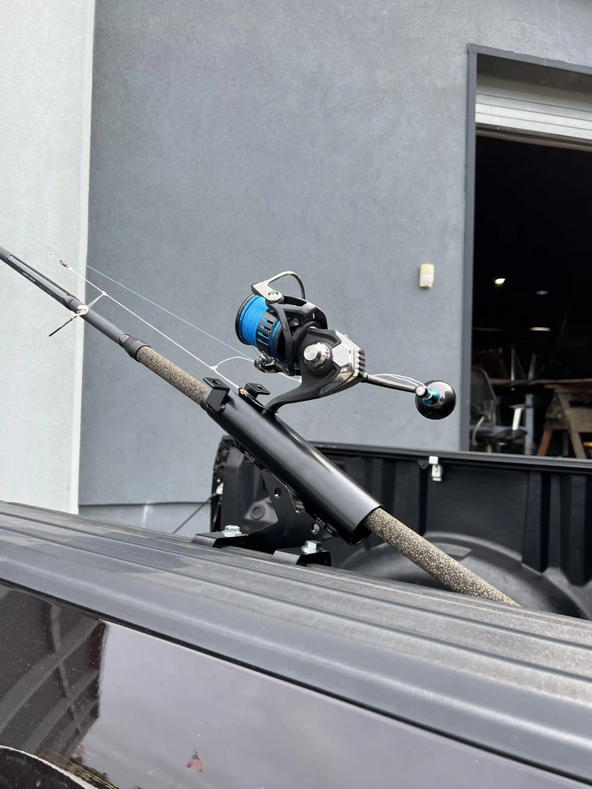 X-Rocket Fishing Rod Holder for Toyota Tundra/Tacoma Bed Rail Mount - X-Rack
