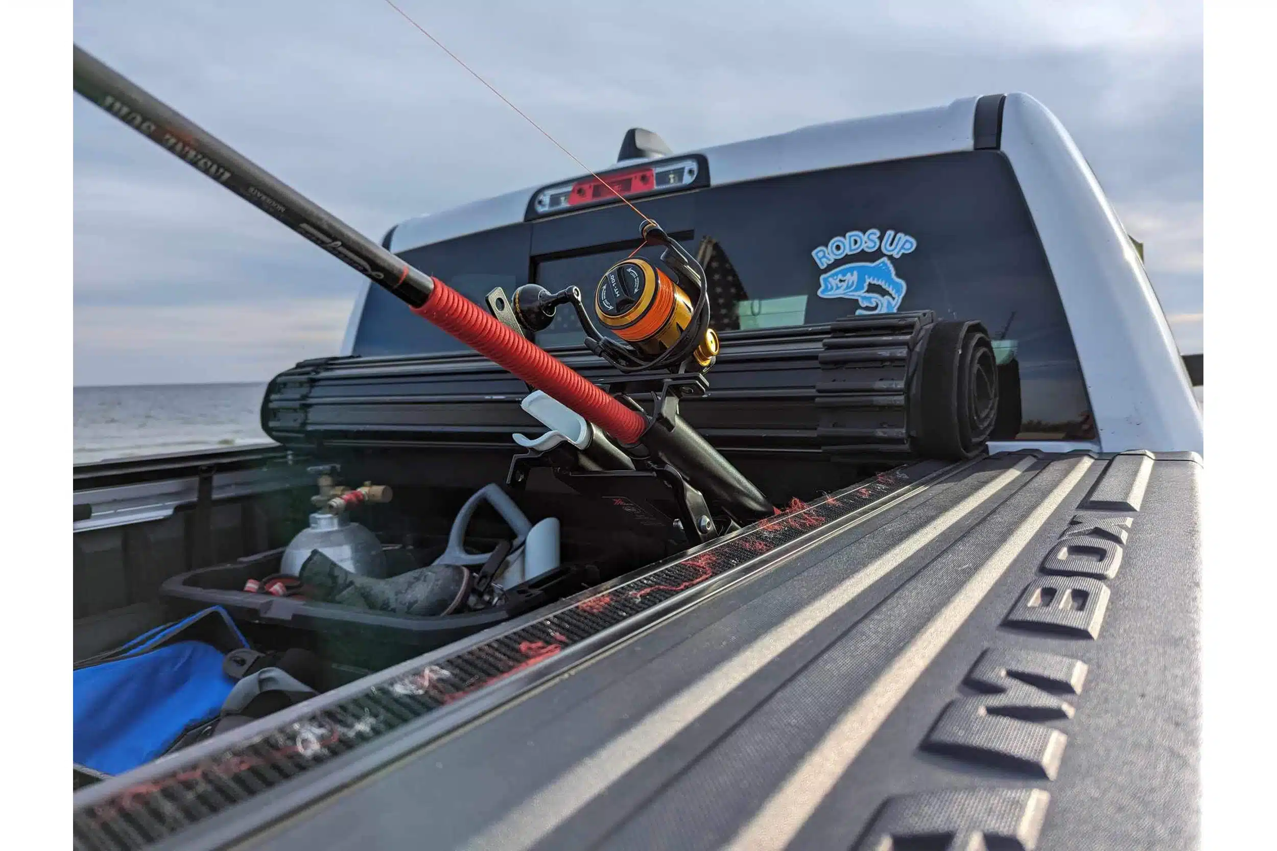 X-Rocket Fishing Rod Holder for Toyota Tundra/Tacoma Bed Rail